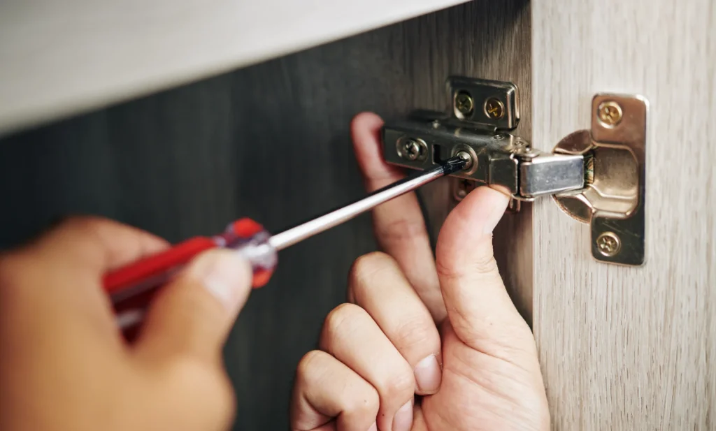 Fixing Drawer and Hinge Problems in Custom Kitchen Cabinets