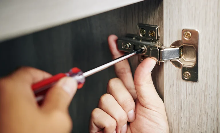 Fixing Drawer and Hinge Problems in Custom Kitchen Cabinets